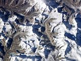 Nasa 3 ISS006-E-15498 Makalu, Kangchungtse, Chomolonzo, Baruntse, Chamlang, Hongu Valley, East and West Cols, Island Peak From South Nasa has taken some excellent photos over the years. Here is a Nasa photo from the south including Makalu, Kangchungtse, Chomolonzo, Baruntse, Chamlang, Hongu Valley, East and West Cols, Island Peak.